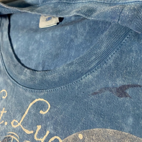 St. Lucia Blue Short Sleeve Tee Size M - Picture 11 of 11